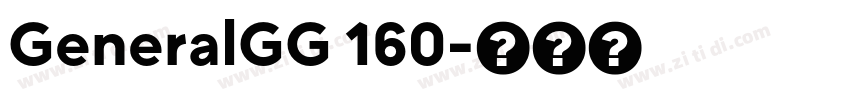 GeneralGG 160字体转换